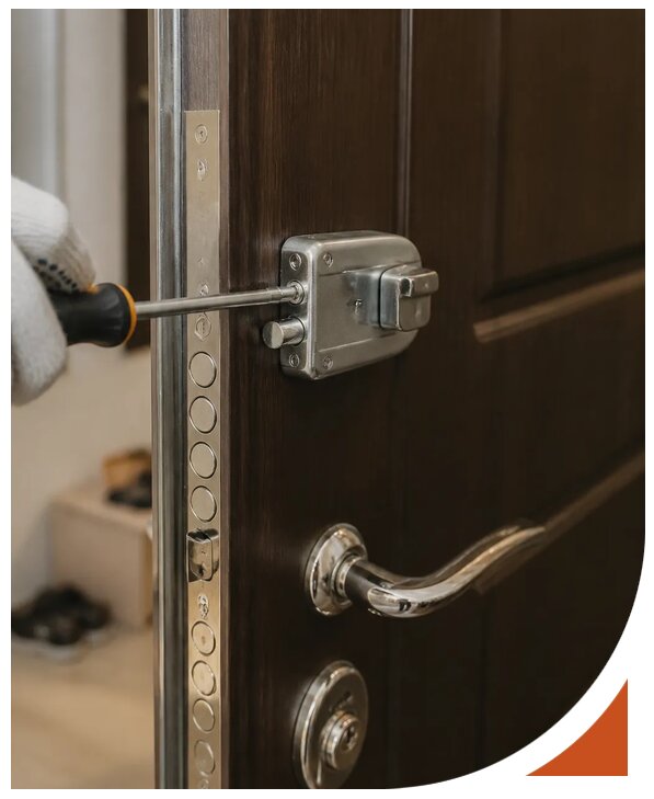 Замена дополнительного замка на входной двери в Керчи